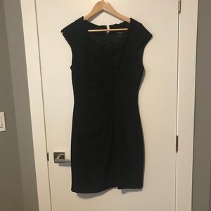 Le chateau LBD with flattering front pleating
